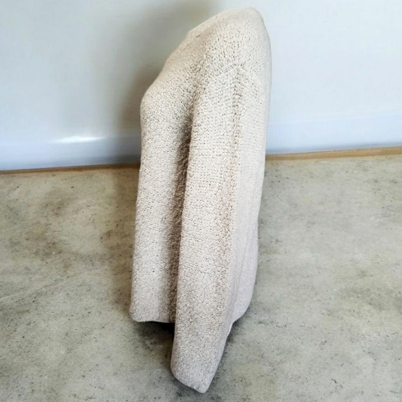 J. Crew Sweater Vintage Womens Cream S Wool Blend Cozy V-Neck Relaxed Pullover - Picture 3 of 8